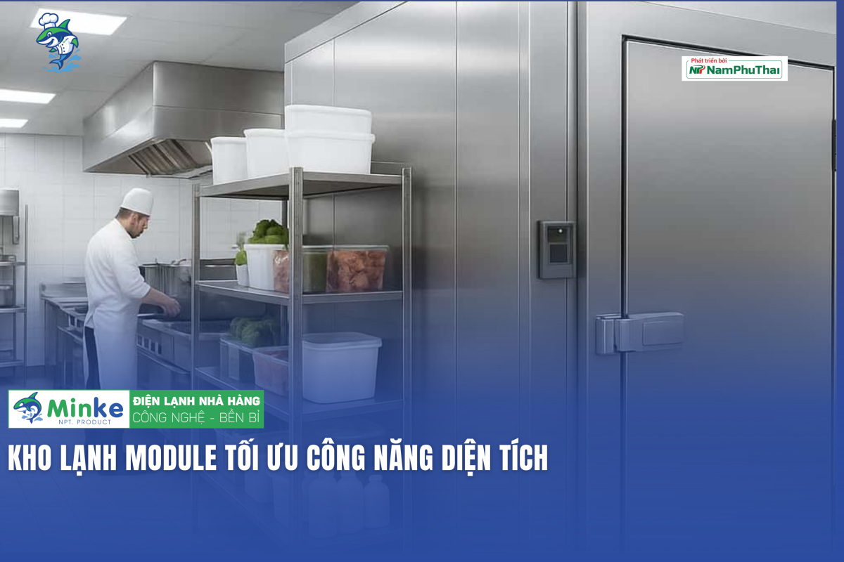 Kho lạnh nhà hàng module tối ưu tính năng sử dụng